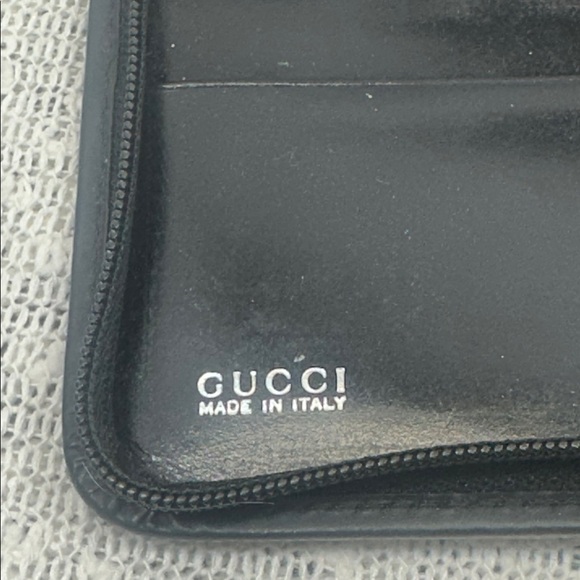 GUCCI Black Nylon Bamboo Long Wallet Tom Ford Era RARE! - Picture 7 of 12
